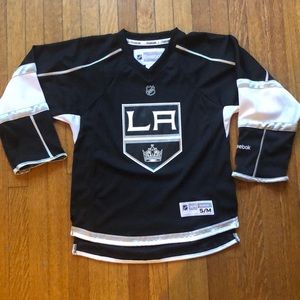 LA Kings jersey Los Angeles kings NHL Reebok jersey youth small medium silver
